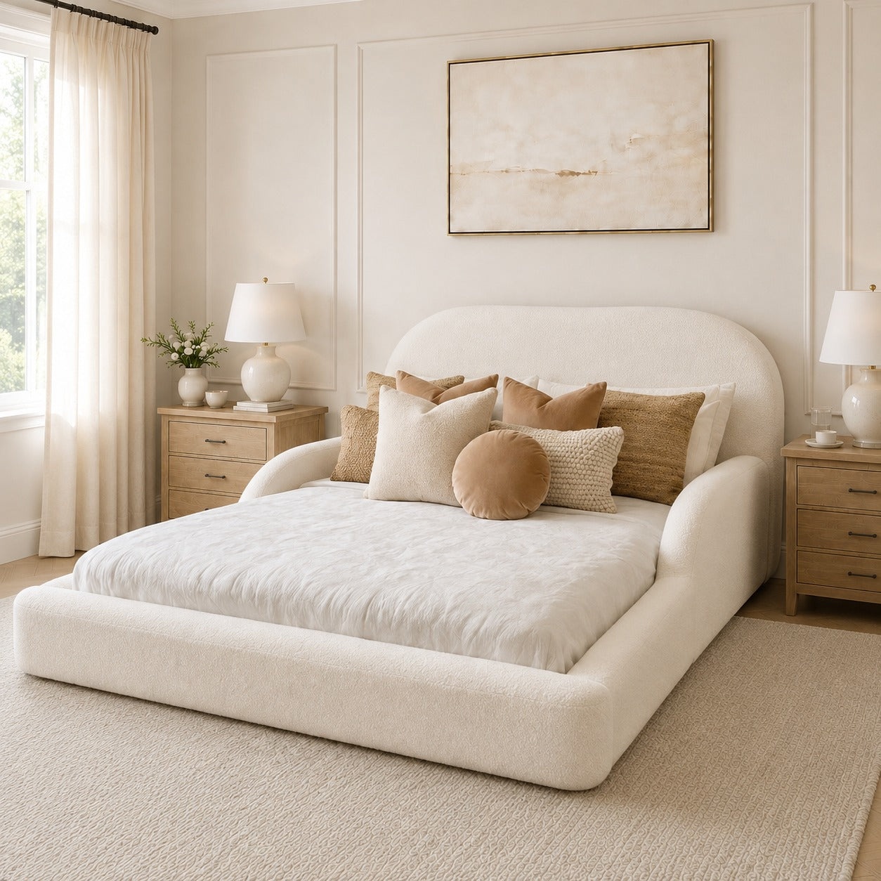 kids bed modern 2026 teddy fur